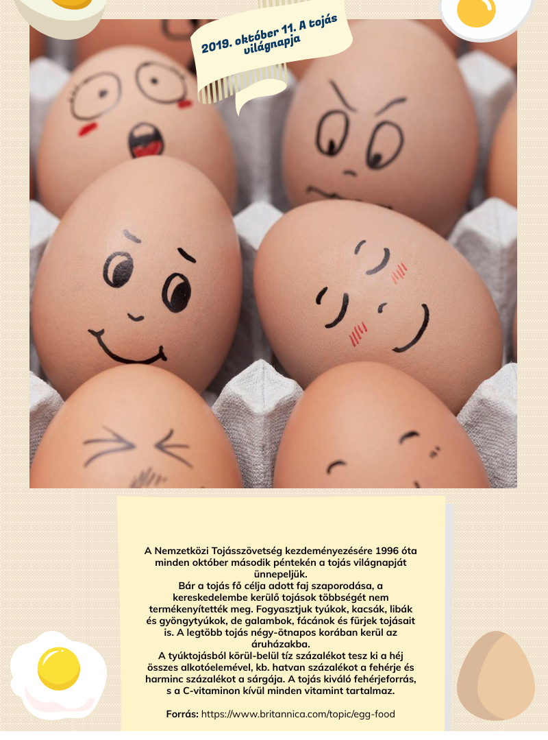 A tojás világnapja (október 11.)