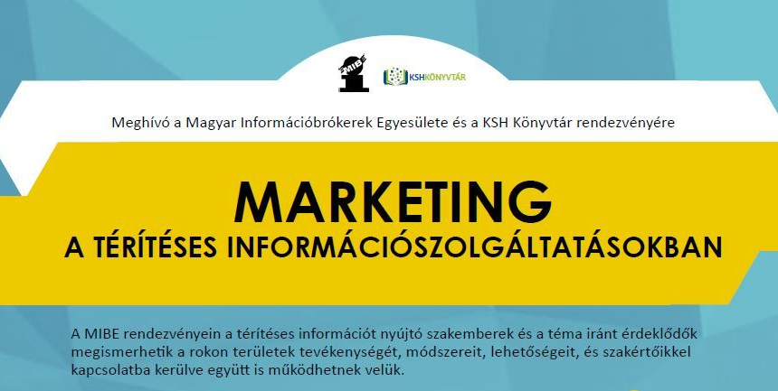 Marketing a térítéses információszolgáltatásokban