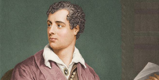 200 éve hunyt el George Gordon Noel Byron (1788–1824) az angol romantikus költészet egyik legismertebb képviselője