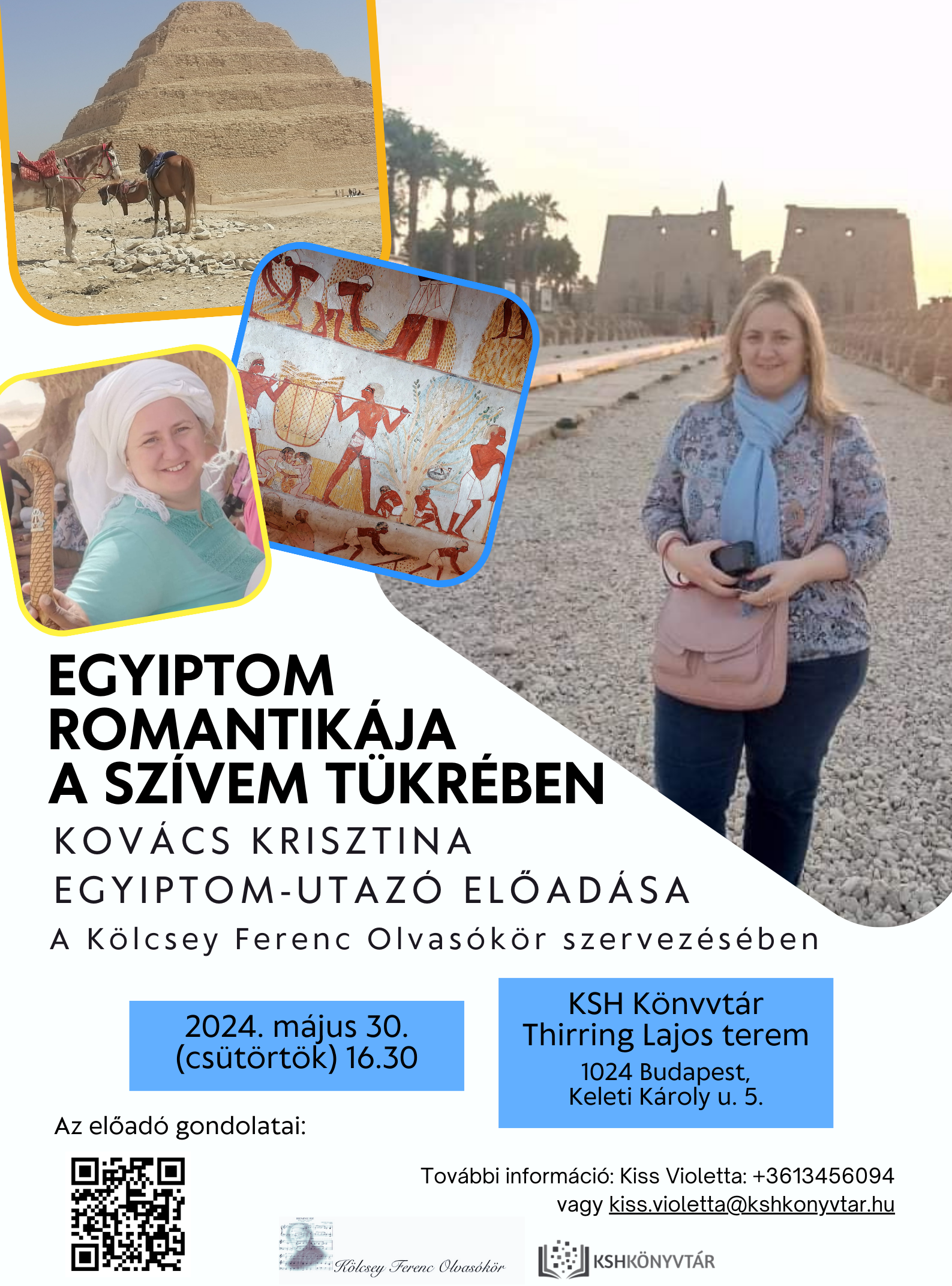 Egyiptom romantikája a szívem tükrében – Kovács Krisztina Egyiptom-utazó előadásó