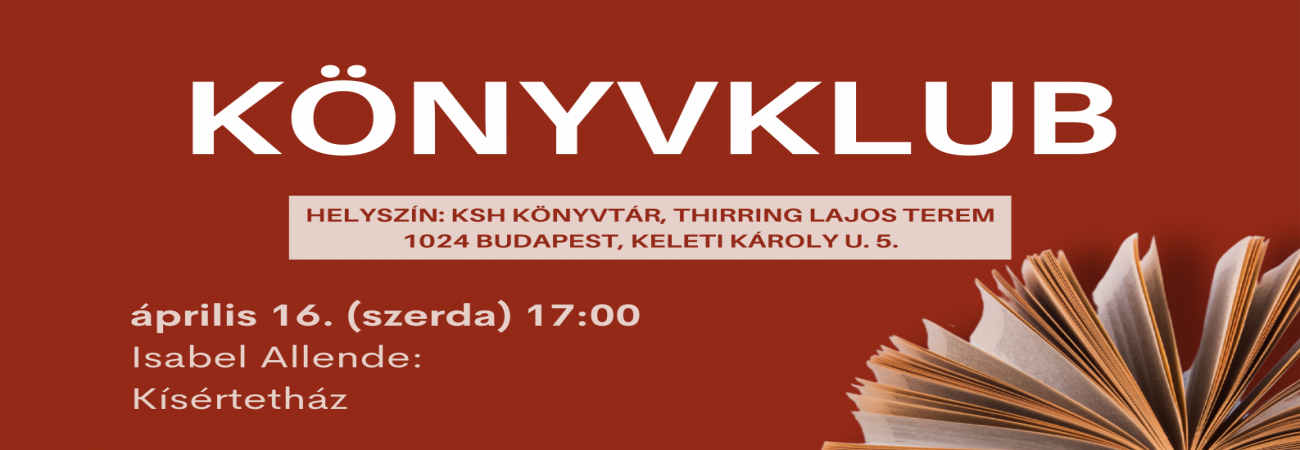 Könyvklub áprilisban