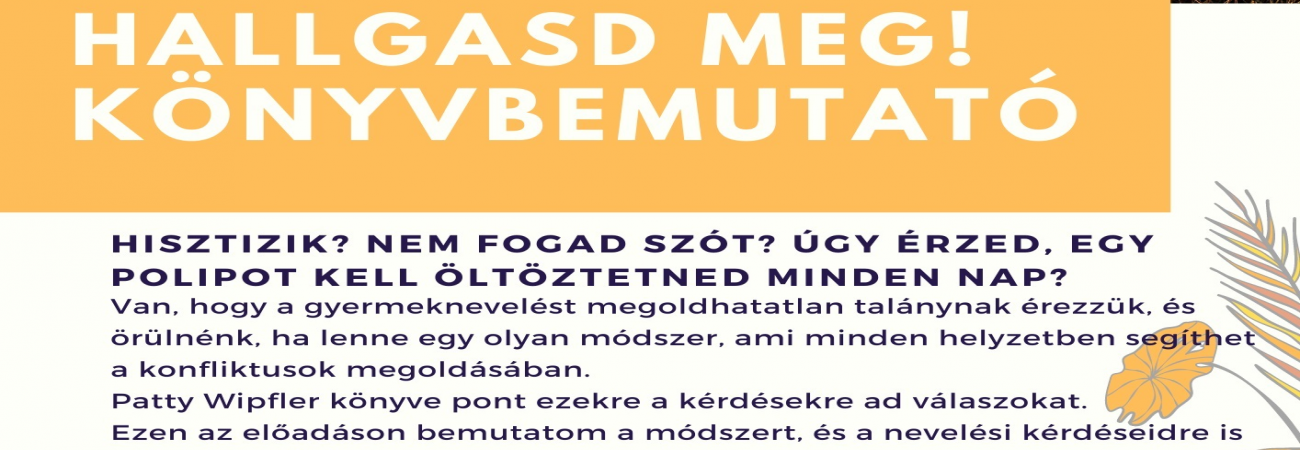 Hallgasd meg! könyvbemutató