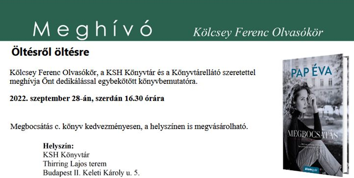 Kölcsey Ferenc Olvasókör: Öltésről öltésre