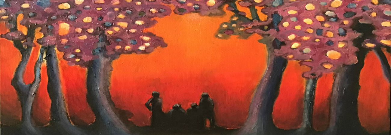 Takács Bernadett Lélekből született tájképek című kiállításának megnyitója