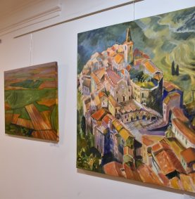 Véghseő Klára Tájak-élmények c. kiállítása