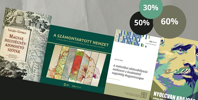 2024. március 11. (hétfő) és március 28-a (csütörtök) között könyvtárunk kötetei 30-60%-os kedvezménnyel vásárolhatók meg!