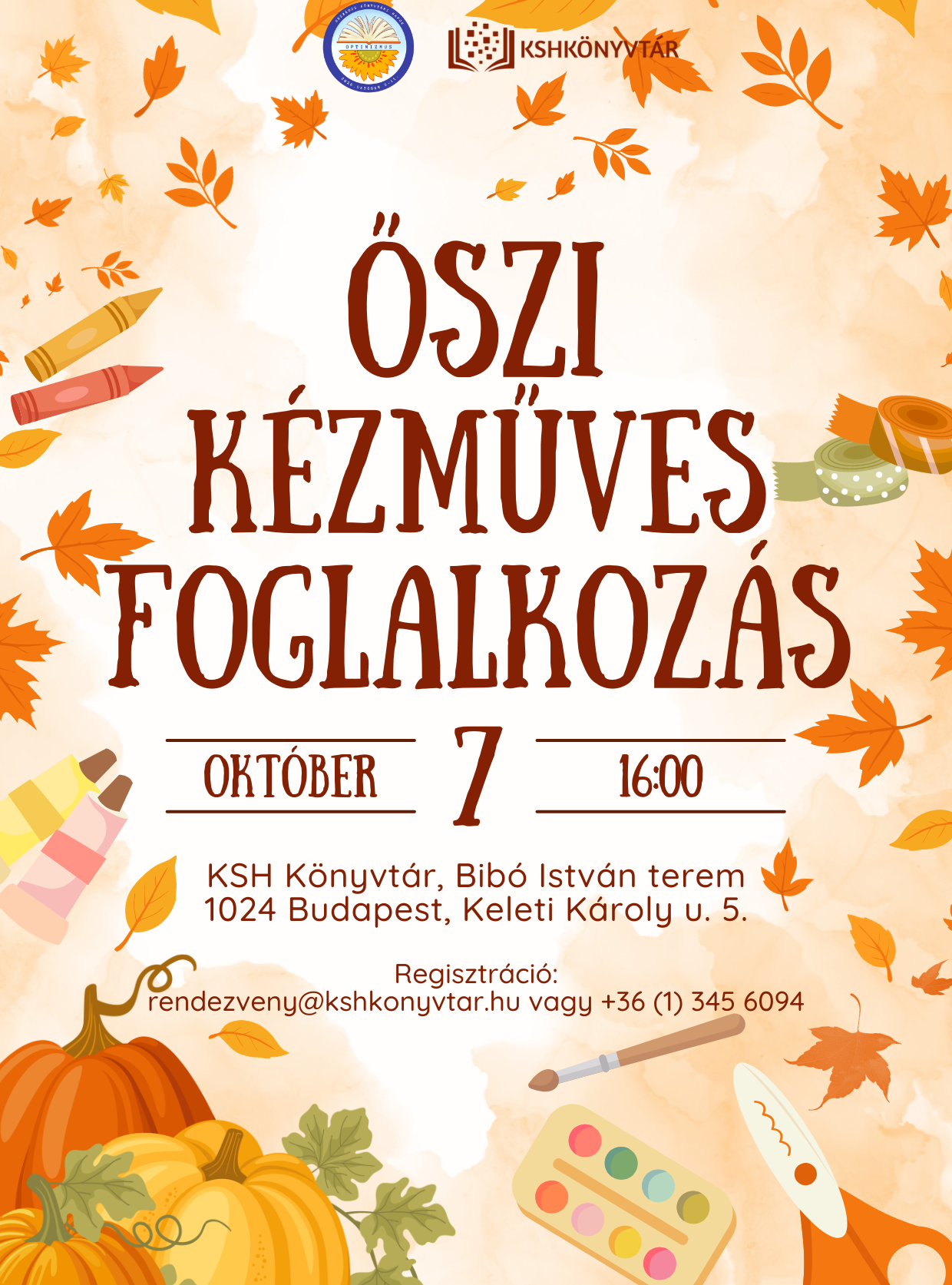 Őszi kézműves foglalkozás