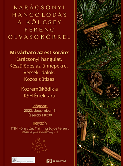 Karácsonyi hangolódás a Kölcsey Ferenc Olvasókörrel