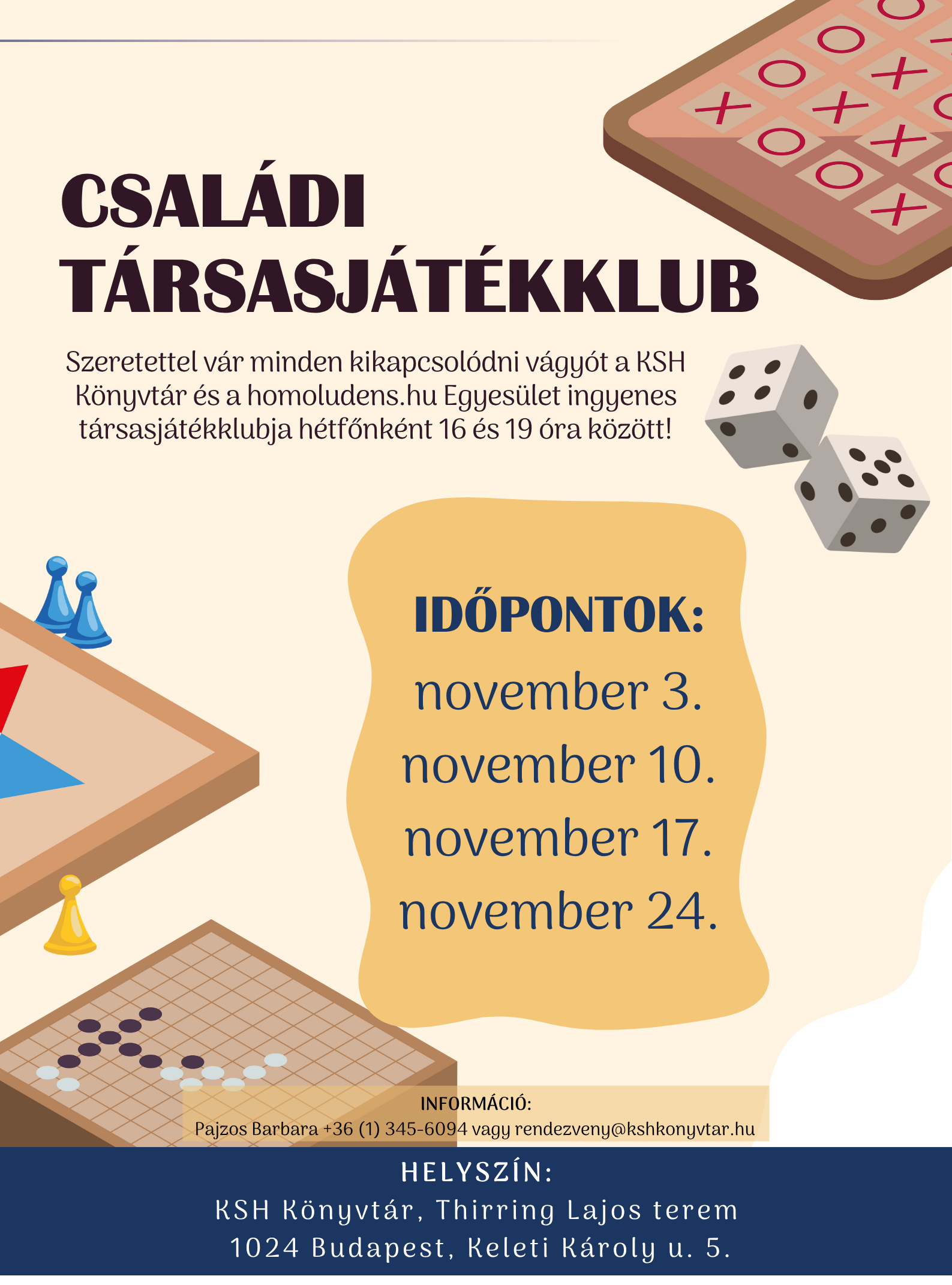 Családi társasjátékklub