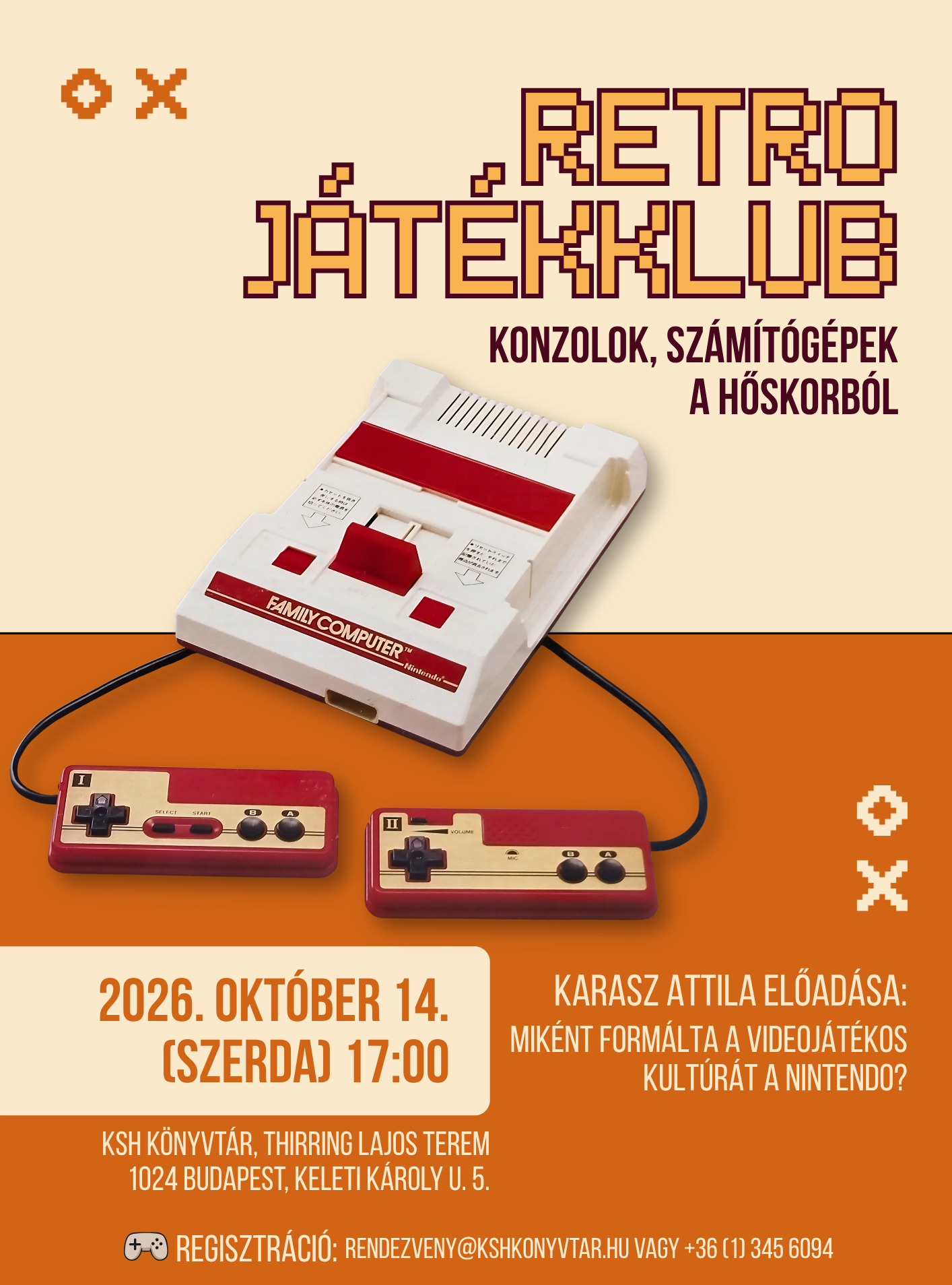 Retro játékklub – Konzolok, számítógépek a hőskorból